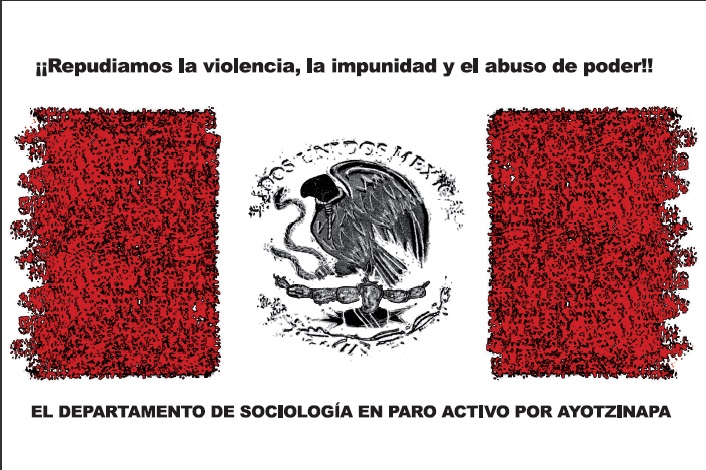 Paro Activo por la desaparición de los 43 normalistas de Ayotzinapa