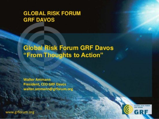 Foro de Riesgo Global Davos
