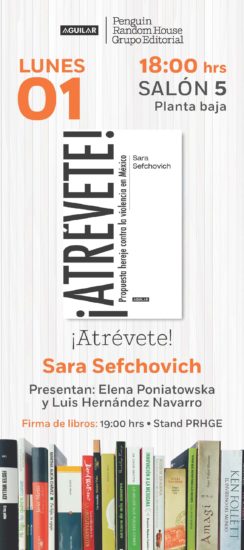 Presentación del libro: Atrévete.