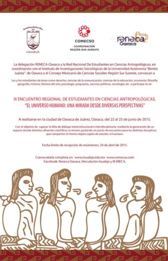 III Encuentro Regional de Estudiantes en Ciencias Antropológicas | IISUABJO