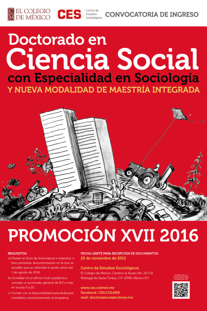 CARTEL DOCTORADO EN CIENCIA SOCIAL CES COLMEX