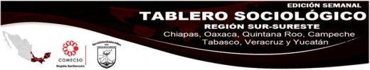 Tablero Sociológico No. 56 | Coordinación Regional Sur Sureste