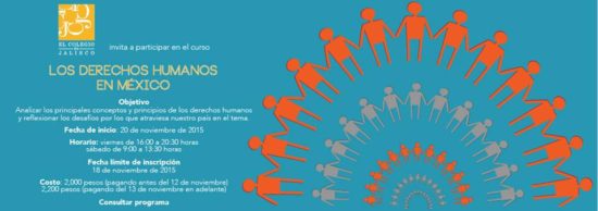 Curso: Los Derechos humanos en México | El Colegio de Jalisco