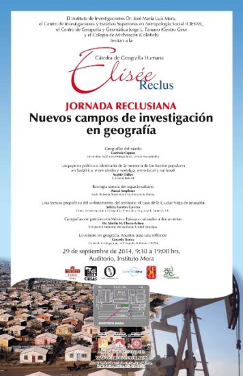 Nuevos campos de investigación en geografía. Cátedra de Geografía Humana Elísée Reclus.