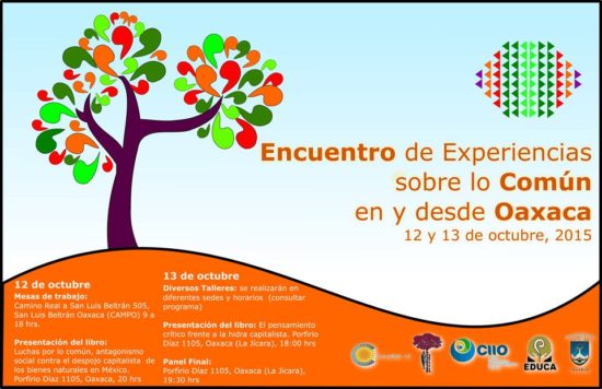 Encuentro de experiencias sobre lo común en y desde Oaxaca | IISUABJO