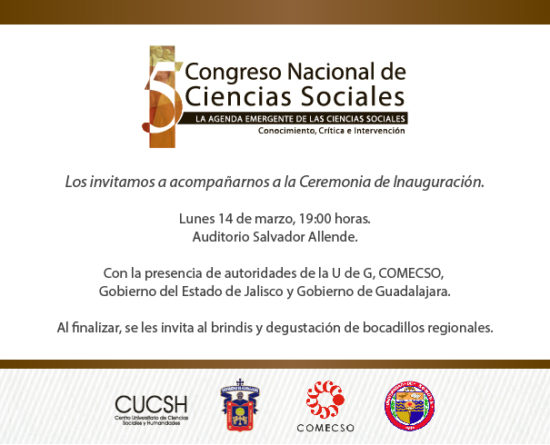 Inauguración | 5 Congreso Nacional de Ciencias Sociales