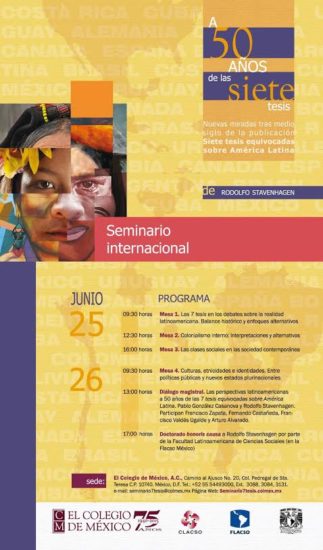 Seminario internacional “Nuevas miradas tras medio siglo de la publicación Siete tesis equivocadas sobre América Latina” | El Colegio de México