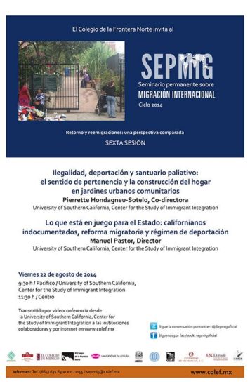 Seminario permanente sobre Migración Internacional – COLEF