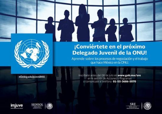 Delegados juveniles de la ONU