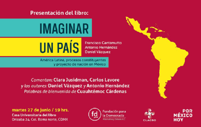 Cartel presentación del libro: Imaginar un país