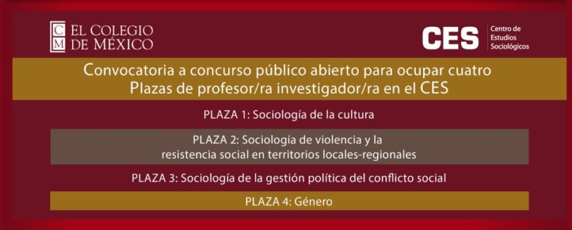 Cuatro plazas en el Centro de Estudios Sociológicos