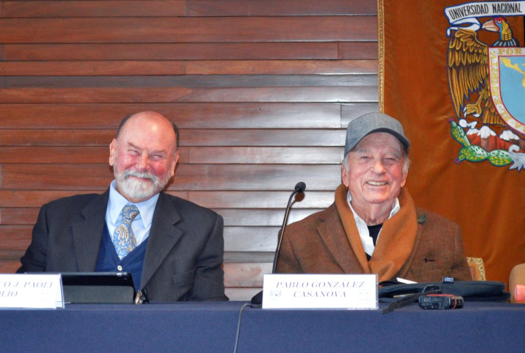 Foto: Dr. Paoli Bolio y Dr. Pablo González Casanova