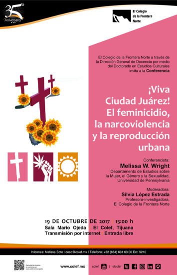 Conferencia ¡Viva Ciudad Juárez!- Colef