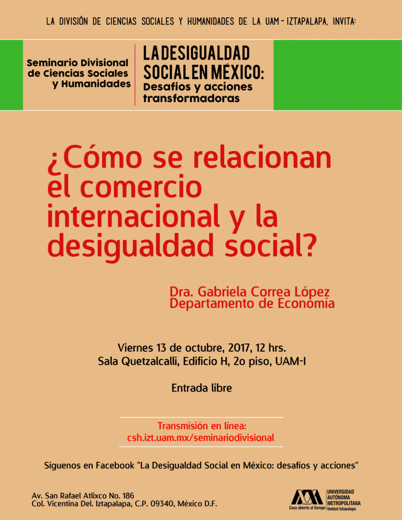 Seminario: La desigualdad social en México