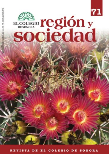 Región y Sociedad No. 71 | COLSON