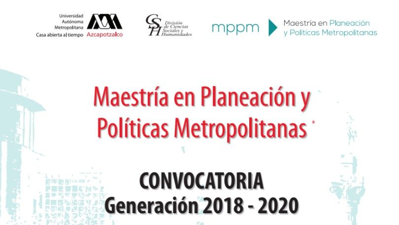 Maestría en planeación y políticas metropolitanas