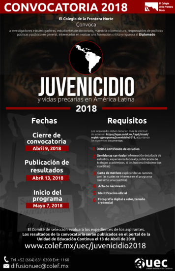 Diplomado Juvenicidio y vidas precarias