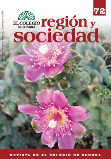 Portada Región y Sociedad Núm. 72