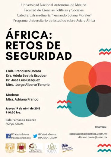 África: Retos de seguridad | PUEAA-UNAM