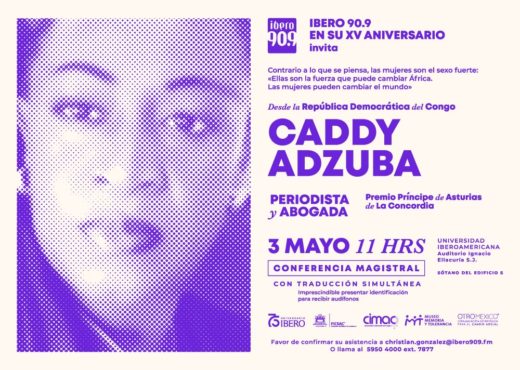 Caddy Adzuba en la IBERO