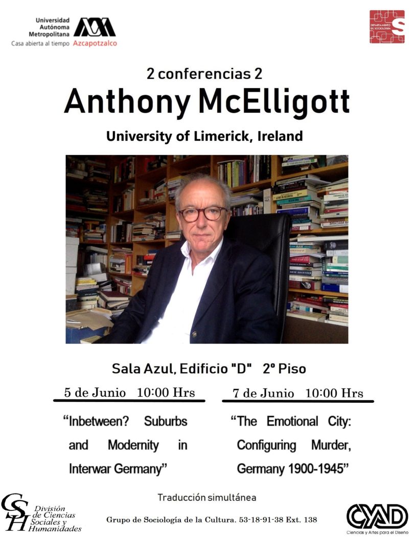 Conferencias Anthony McElligott | UAM-A