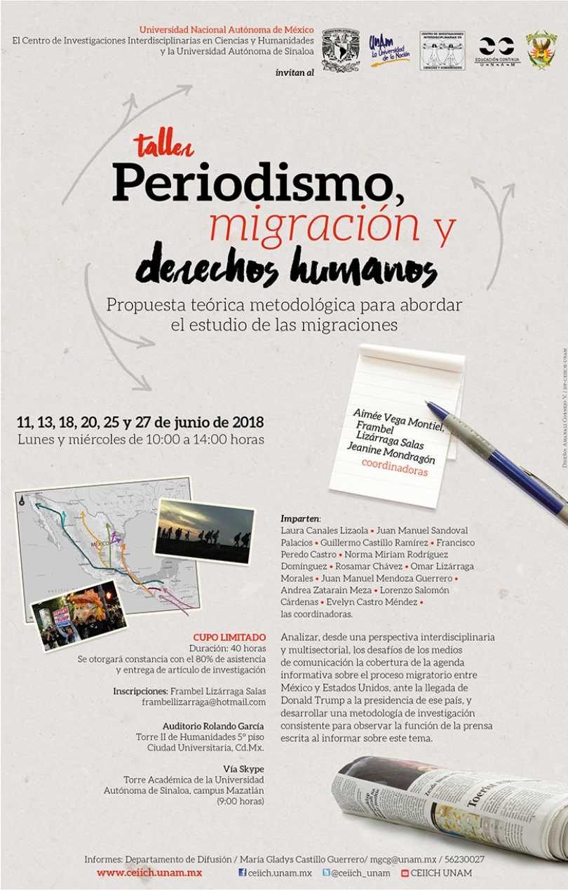 Taller: Periodismo, migración y derechos humanos