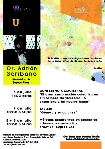 Conferencia magistral Dr. Adrián Scribano