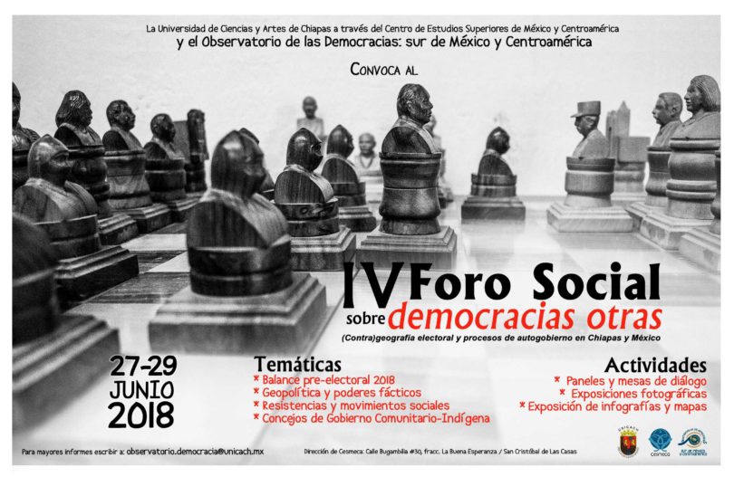 IV Foro social sobre democracias otras