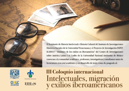 III Coloquio internacional Intelectuales, Migración y Exilio Iberoamericanos