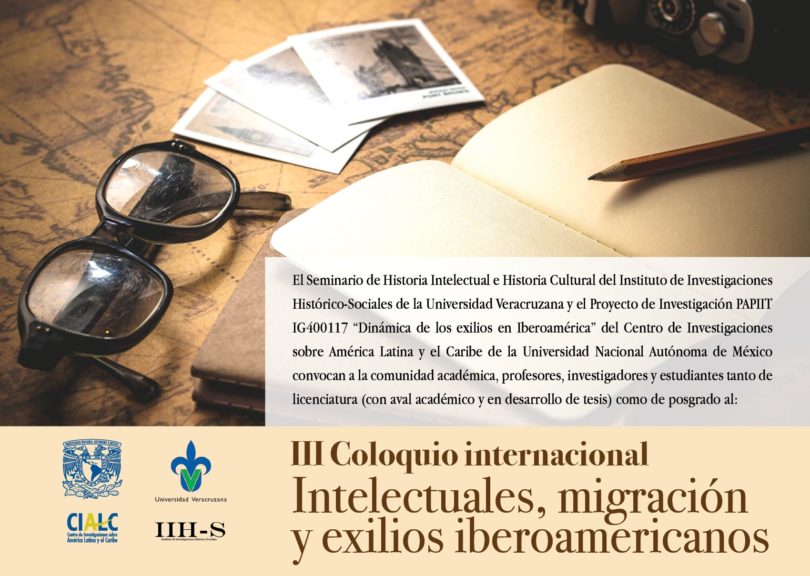 III Coloquio internacional Intelectuales, Migración y Exilio Iberoamericano