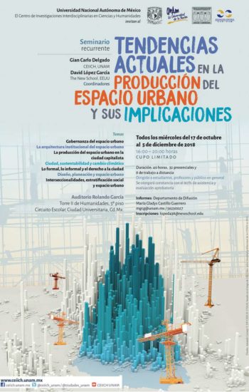 Tendencias actuales en la producción del espacio urbano