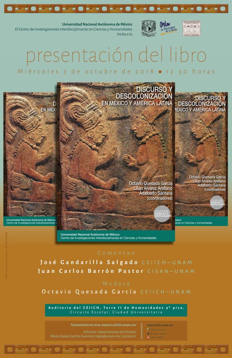 Presentación del libro: Discurso y Descolonización en México y América Latina