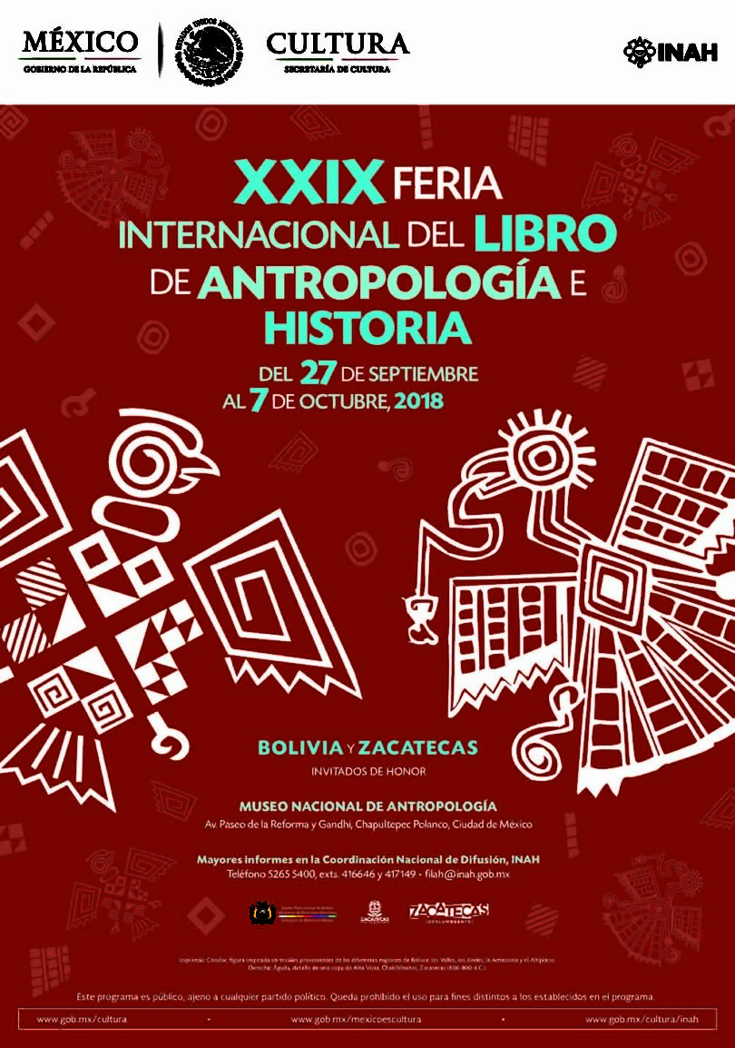 XXIX Feria Internacional del Libro de Antropología e Historia