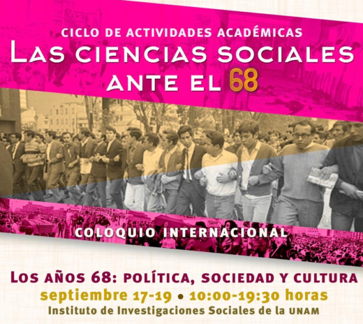 Coloquio. Los años 68: política, sociedad y cultura