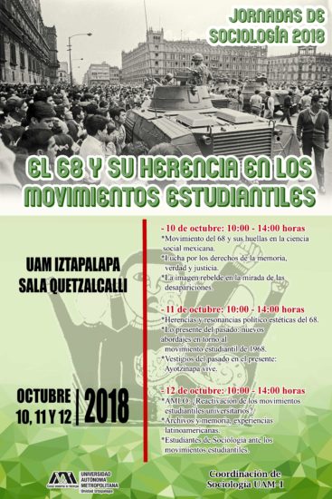 Jornadas de Sociología 2018 | UAM-I