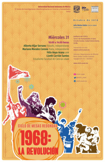 Ciclo de mesas redondas 1968: la revolución