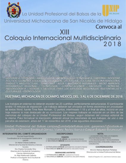 XIII Coloquio Internacional Multidisciplinario