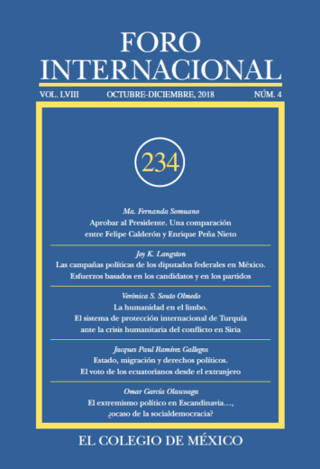 Foro Internacional, vol. LVIII, núm. 4