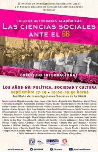 Coloquio internacional. Los años 68: política, sociedad y cultura