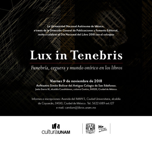 Lux in Tenebris. Día Nacional del libro
