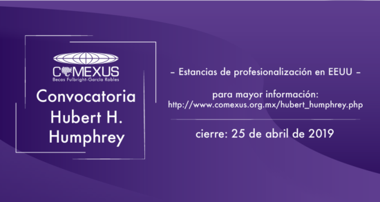 Hubert H. Humphrey. Estancias de profesionalización