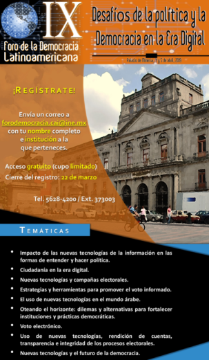 IX Foro de la democracia Latinoamericana