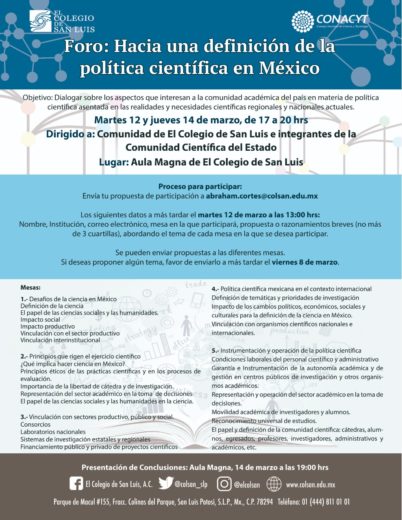 Hacia una definición de la política científica