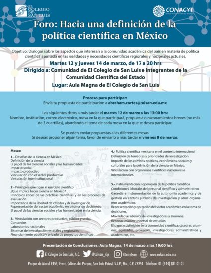 Hacia una definición de la política científica