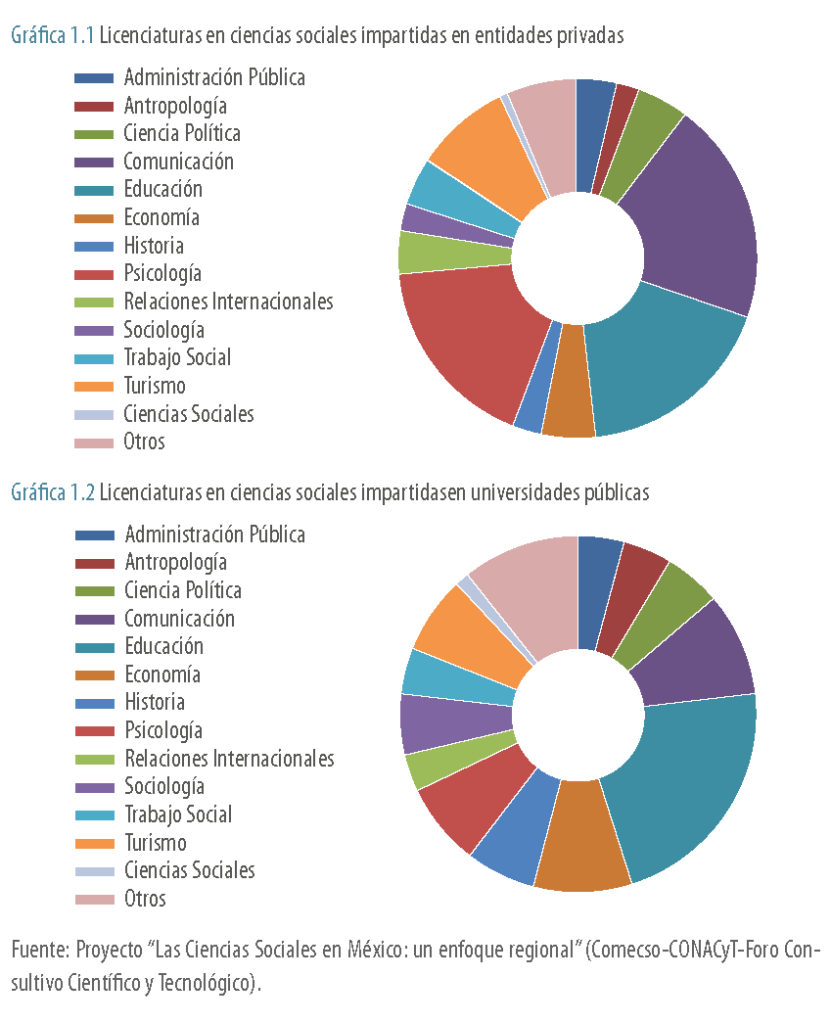 Del libro "Informe sobre las Ciencias Sociales en México" pág. 19