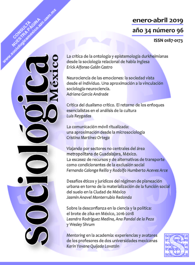Sociológica México, núm. 96 | UAM-A