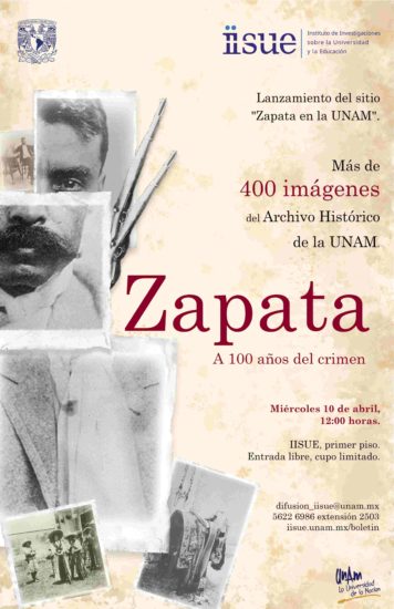 Zapata en la UNAM. A 100 años del crimen