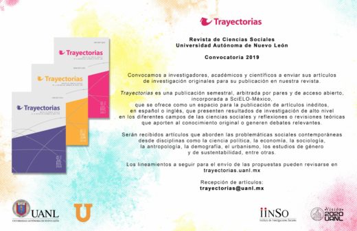 Convocatoria Revista Trayectorias UANL