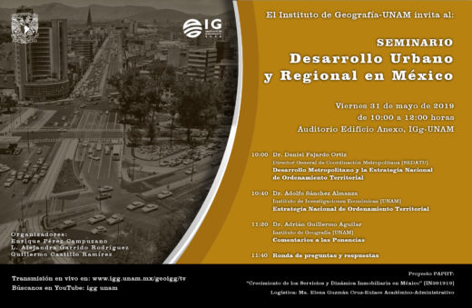 Seminario desarrollo urbano y regional