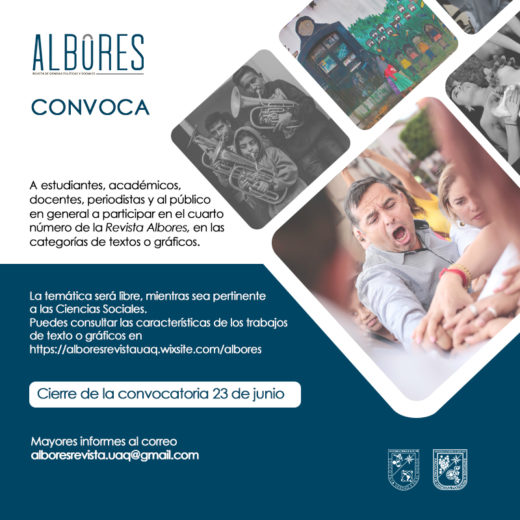 Convocatoria Revista Albores (número 4)